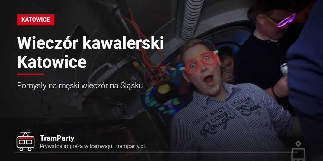 Wieczór kawalerski w Katowicach – rozbawiony uczestnik imprezy w tramwaju TramParty w klubowych światłach
